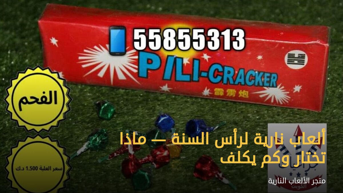 ألعاب نارية لرأس السنة — ماذا تختار وكم يكلف
