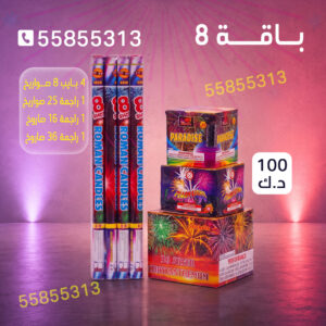 باقة 8 - متجر الألعاب النارية